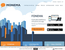 Tablet Screenshot of monema.es